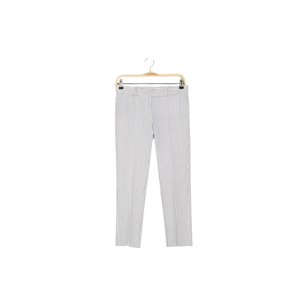 Amanda & Chelsea Slim Straight Pants Women's Sz 10 Blue White